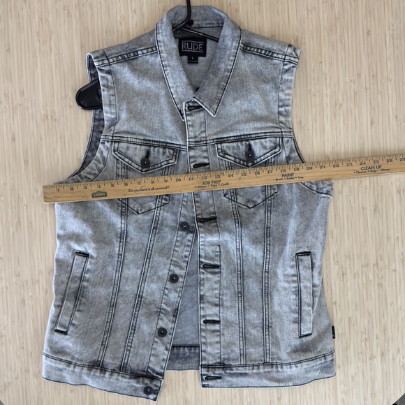 Denim Vest - Size Large - Picture 4 of 8